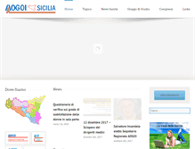 Tablet Screenshot of aogoisicilia.net